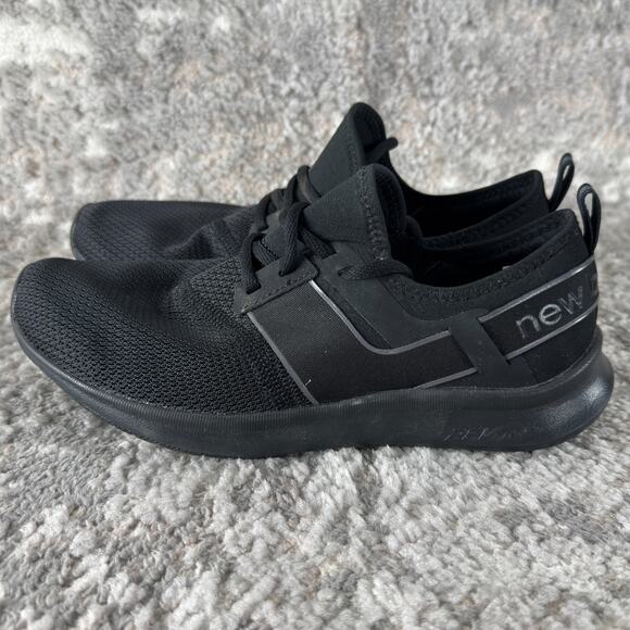New Balance Size 10 WNRGSBM1 Mesh Lace Up Sneakers Black Shoes Walking Running - Picture 5 of 9